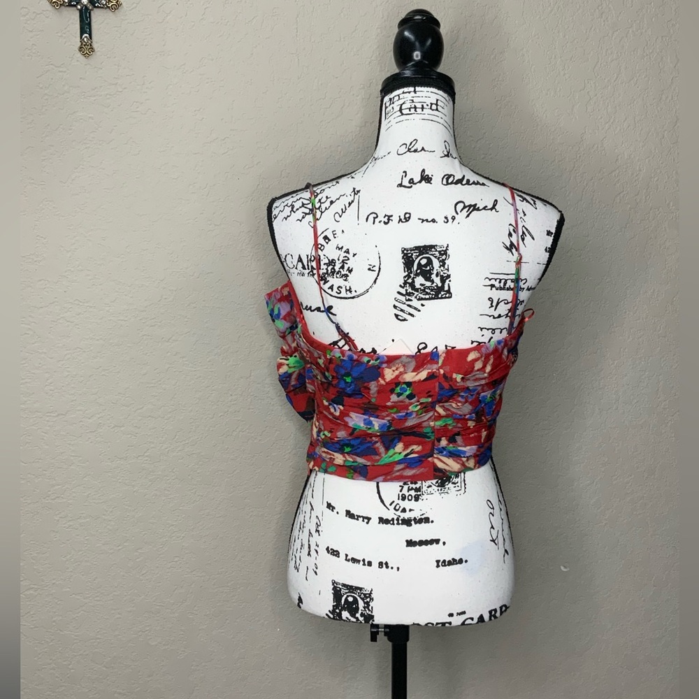 #24. NWT Zara Corset Top Size Large - Picture 2 of 4